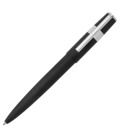 Hugo Boss Balpen Gear Pinstripe Black / Chrome