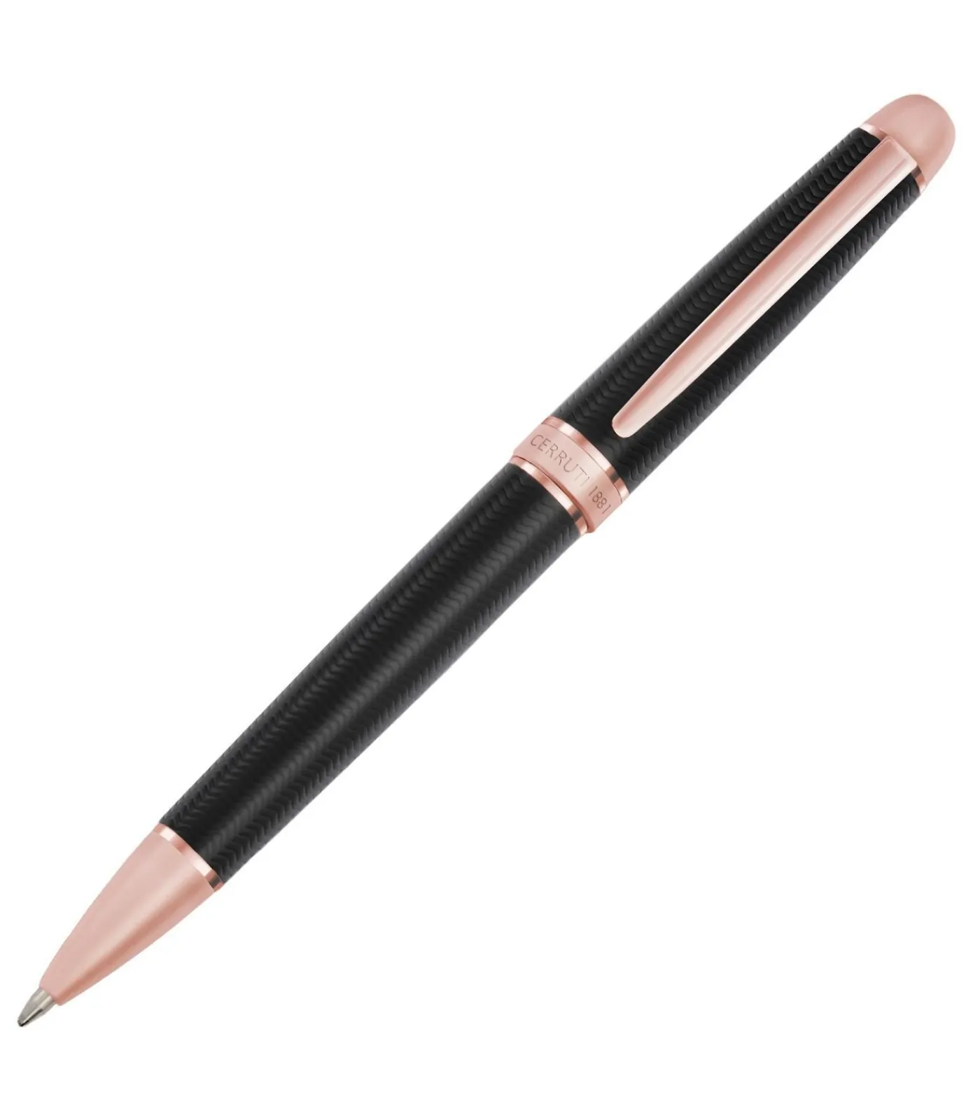 Cerruti 1881 Balpen Holborn Black & Rosegold
