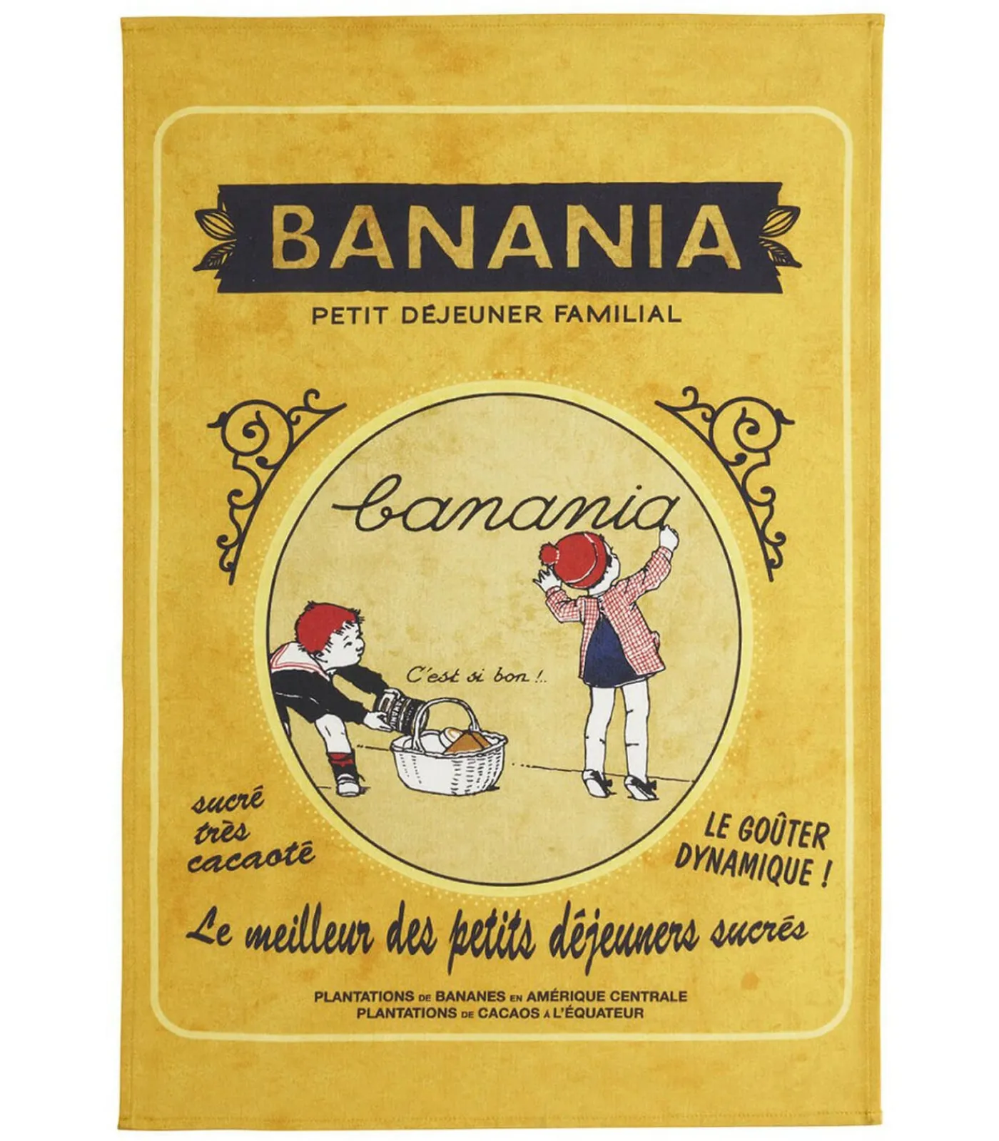 Hot BANANIA - Tafellinnen Theedoek Keuken- & Tafellinnen