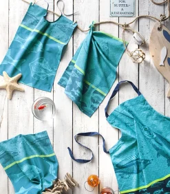 Hot BANC DE POISSONS - Tafellinnen Theedoek Keuken- & Tafellinnen