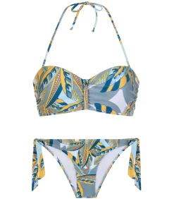 New Bandeau Bikini Palm - Caribbean Jungle DAMES Badmode