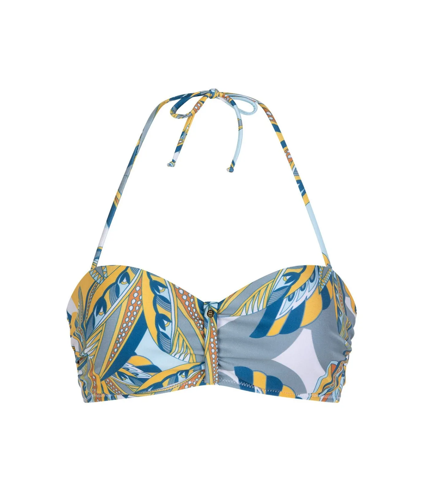 New Bandeau Bikini Palm - Caribbean Jungle DAMES Badmode