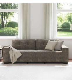 Discount Bank met kussen Donkergrijs Kunstleer Zetels