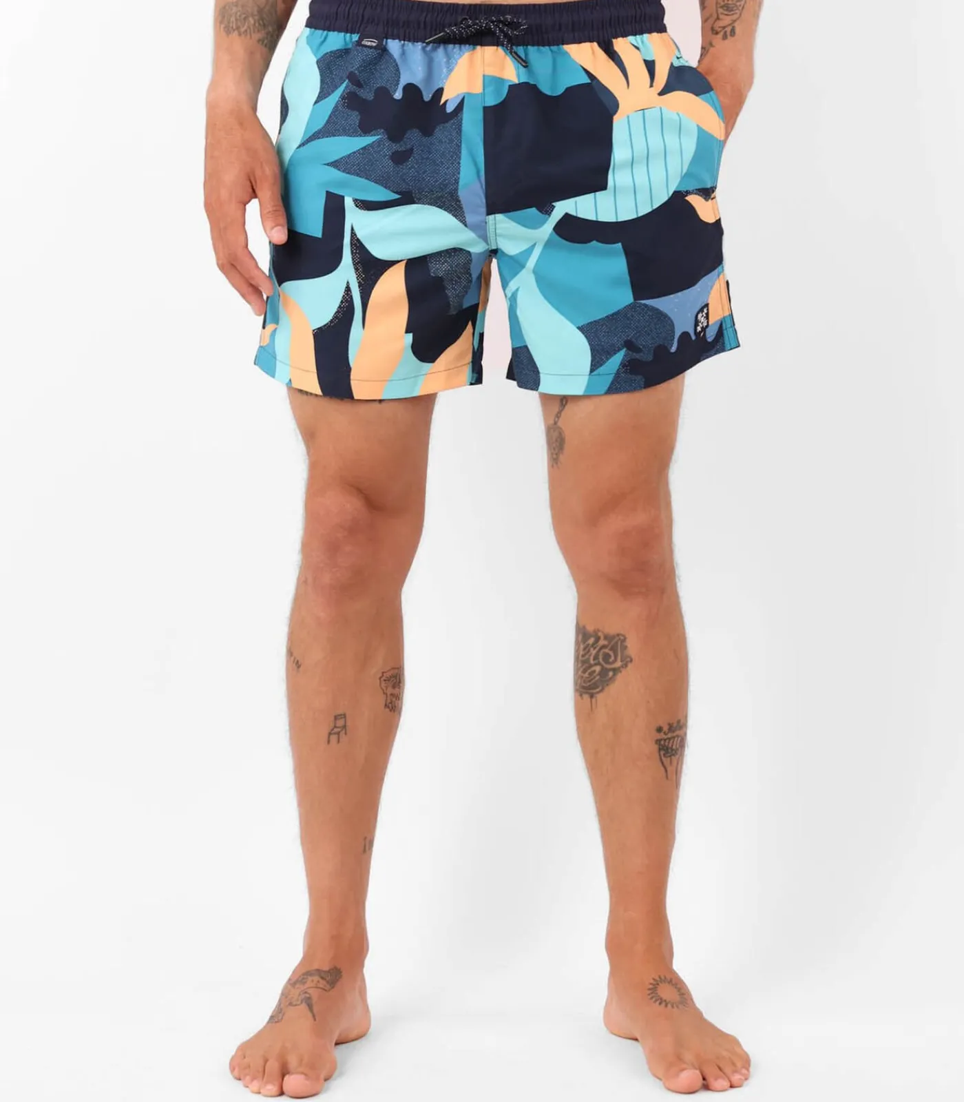 Beach short rayure verticale WIPEOUT Heren Badmode