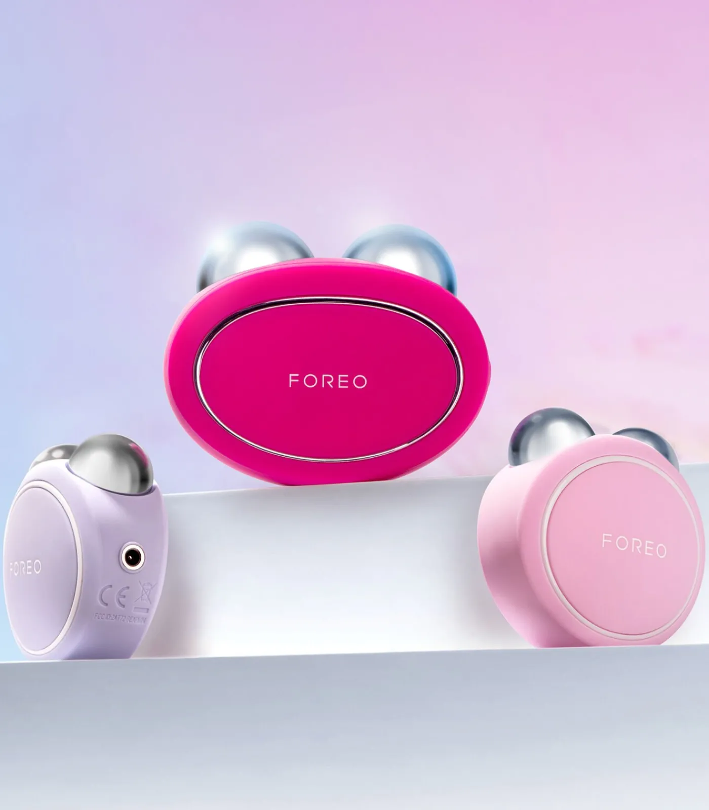 Hot BEAR Mini Pearl | App-verbonden Microcurrent Facial Toning Apparaat met 3 Intensiteiten Gezichtsverzorgings Accessoires