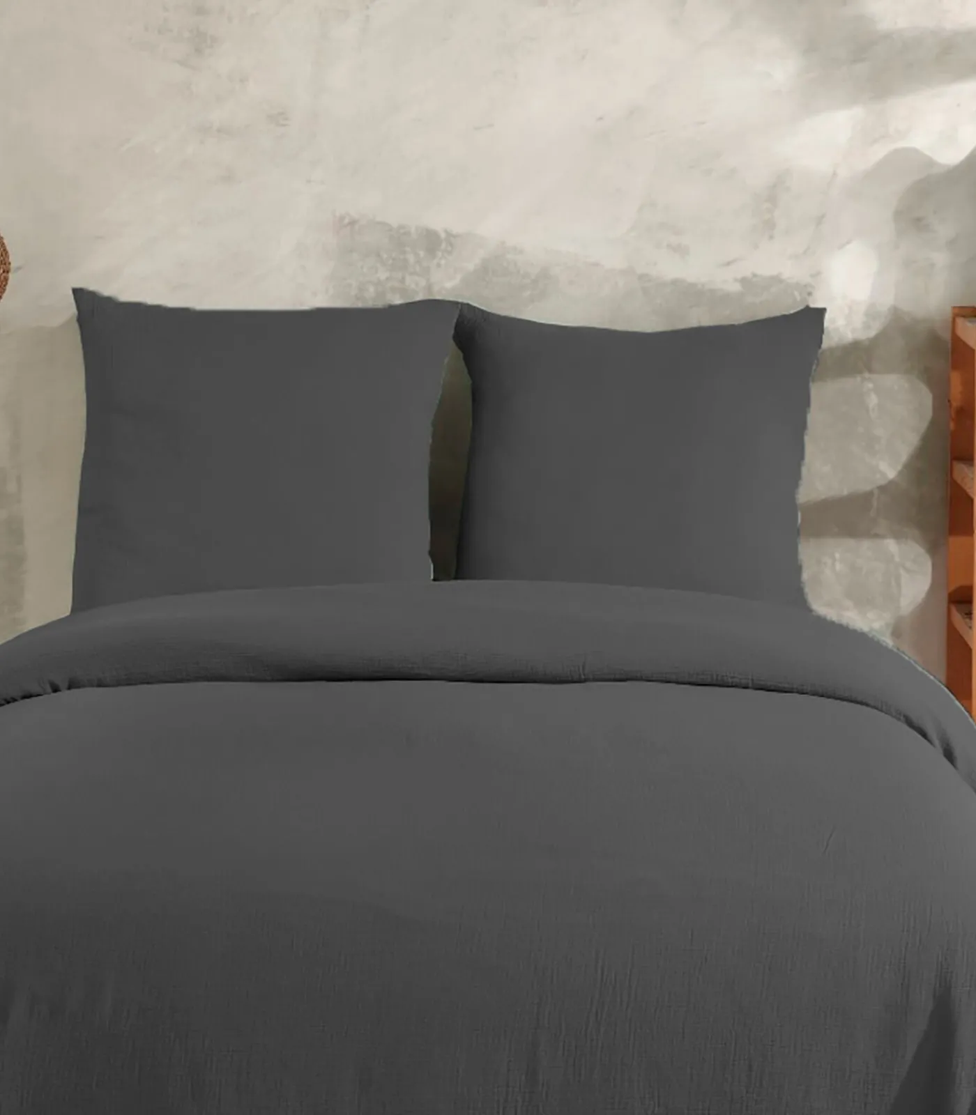 Blanc Avenue Beddengoed 200x200 cm in katoen gaas mousseline