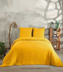 Blanc Avenue Beddengoed 200x200 cm in katoen gaas mousseline