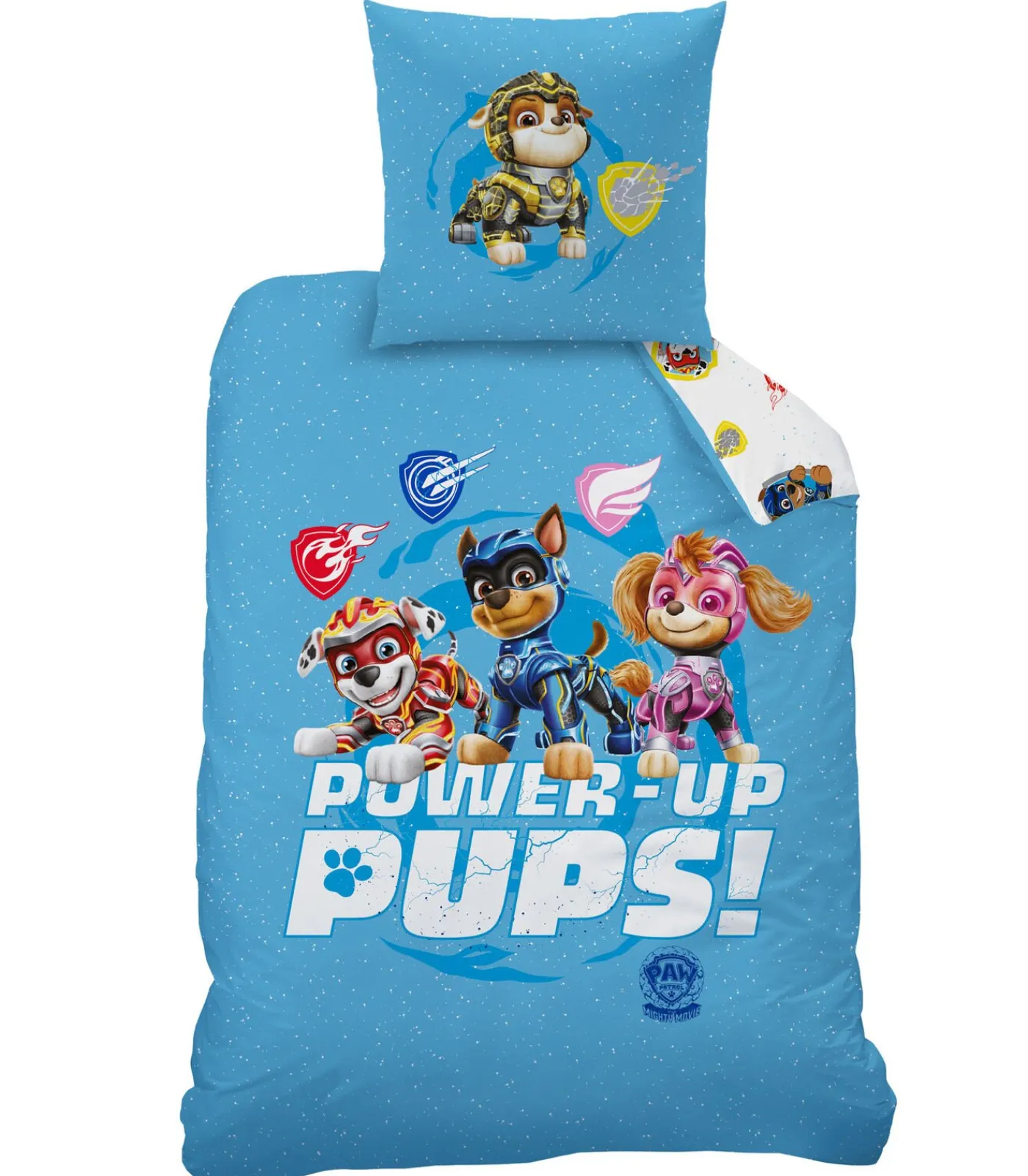PAT PATROUILLE Beddengoedset met print van 100% katoen, POWER