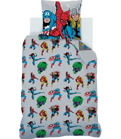 Matt & Rose Beddengoedset van 100% katoen, MARVEL HOME COMICS
