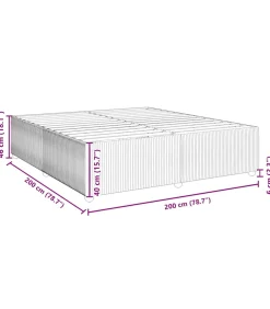 New Bedframe fluweel blauw 200x200 cm Bedden