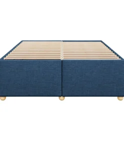 Online Bedframe zonder matras stof blauw 140x200 cm Bedden