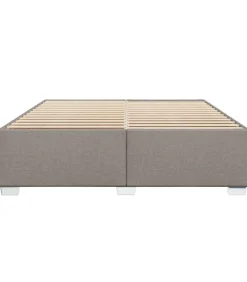 Discount Bedframe zonder matras stof taupe 180x200 cm Bedden