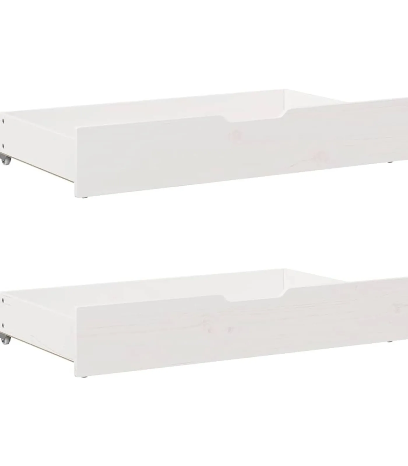 Online Bedlades 2 st 90x55x17 cm massief grenenhout wit Organiseren