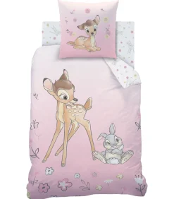 Best Bedlinnen set bedrukt 100% katoen, BAMBI FLOWERS Dekbedovertrekken