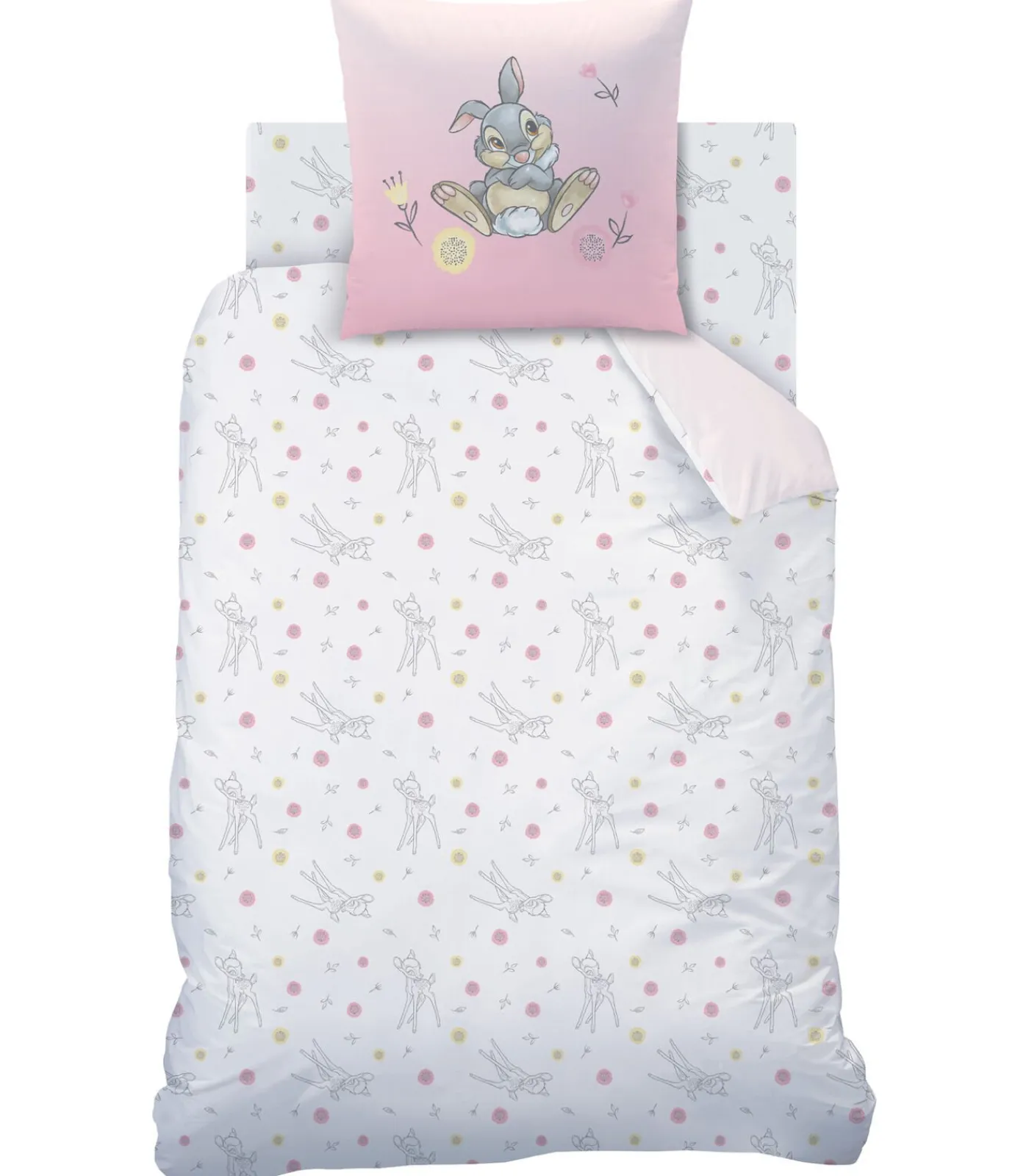 Best Bedlinnen set bedrukt 100% katoen, BAMBI FLOWERS Dekbedovertrekken