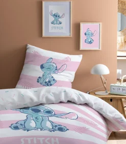 Disney Bedrukt beddengoed 100% katoen, HOME STITCH STRIPE