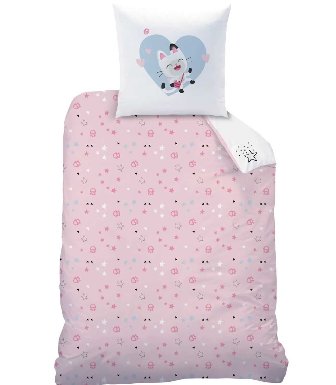 Sale Bedrukt beddengoed 100% katoen, HEARTS Dekbedovertrekken