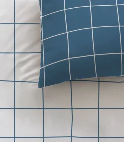 Sale Bedrukt beddengoed set 100% katoen, CHECKS Dekbedovertrekken