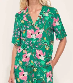 New Bedrukt Homewear overhemd KINNAUR DAMES Onderhemden