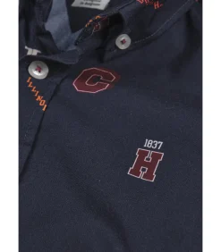 New Bedrukt katoenen overhemd Kinderen Hemden