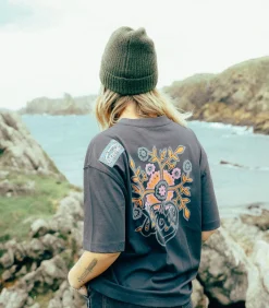 DAMES Oxbow Bedrukt T-shirt op borst en rug SAFI