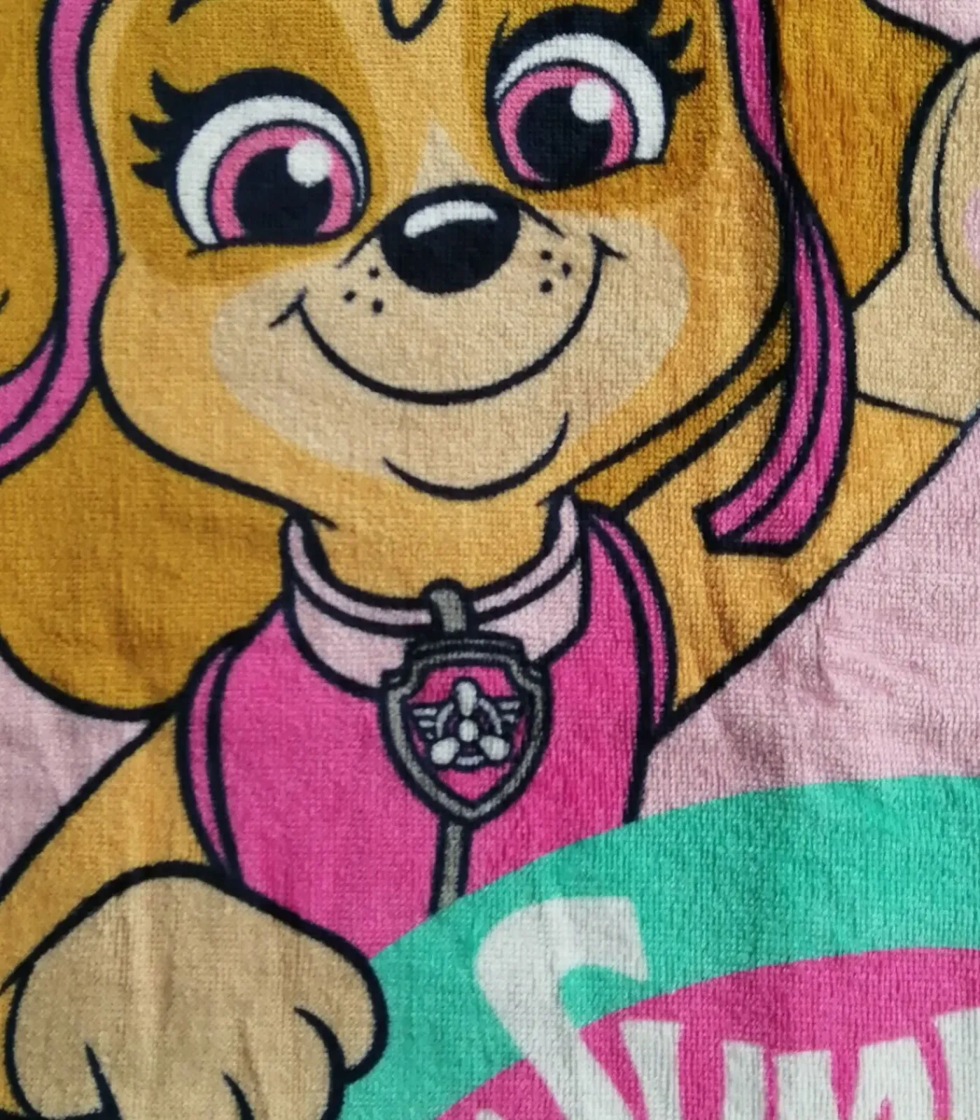 Kinderen PAT PATROUILLE Bedrukte badcape, 100% katoen, PAW PATROL GOOD VIBES