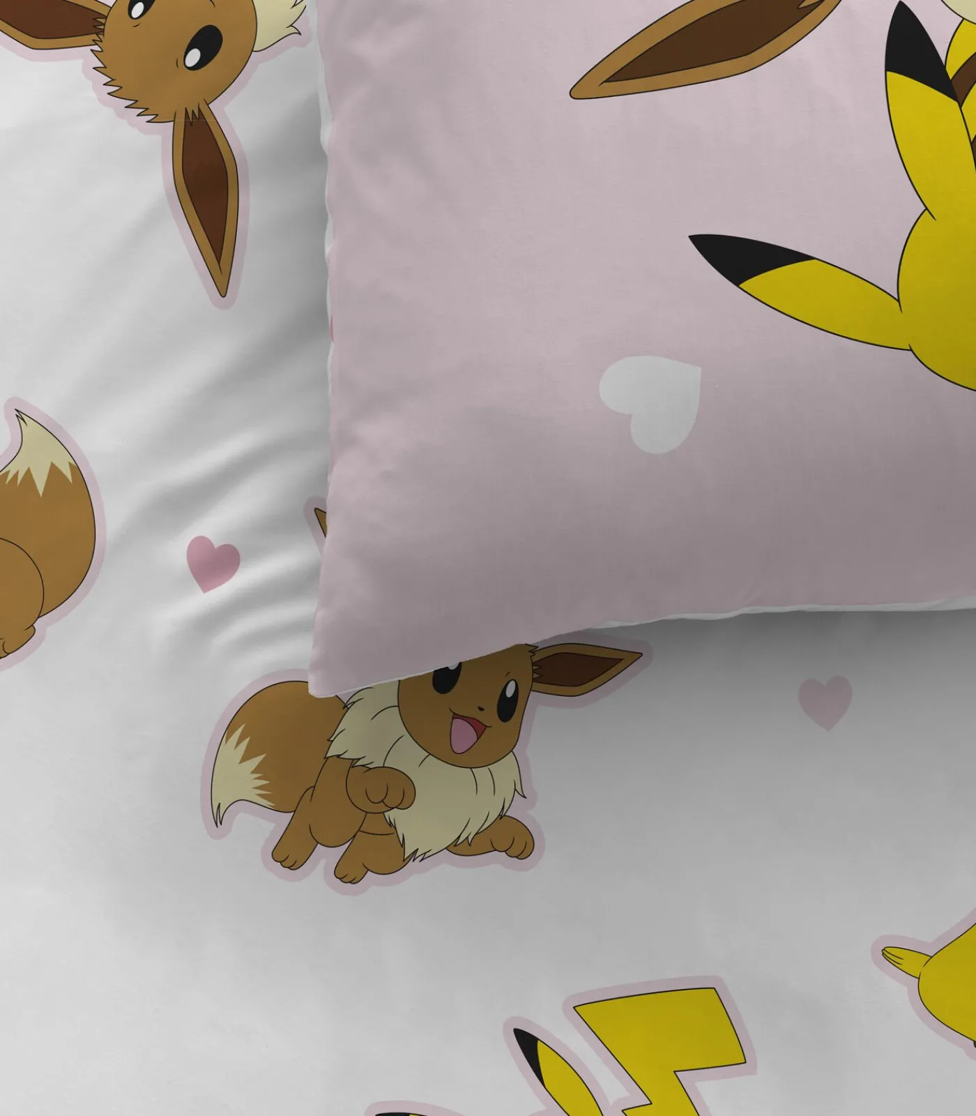 Bedrukte Beddenset 100% Katoen, POKÉMON EEVEE Dekbedovertrekken