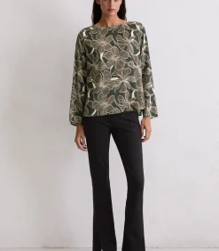 DAMES Marc O'Polo Bedrukte blouse overhemd los