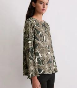 DAMES Marc O'Polo Bedrukte blouse overhemd los