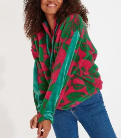 Clearance Bedrukte fleecetrui NOOK GREENVILLE DAMES Jassen