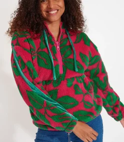 Clearance Bedrukte fleecetrui NOOK GREENVILLE DAMES Jassen