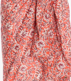 Best Bedrukte pareo van biologisch katoenen voile SARONG DAMES Sjaals