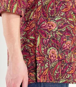 Sale Bedrukte tuniek van biologisch katoen LAURIE DAMES Overhemden & Blouses