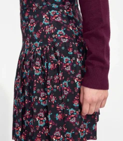 DAMES La Fiancée Bedrukte vloeibare korte rok PATNA