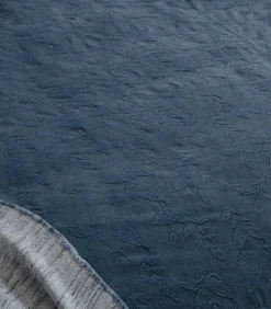 Sale Bedsprei 2 personen Folha 240x260 cm Nachtblauw (1 Bedsprei, 2 Kussenslopen) Bedspreien