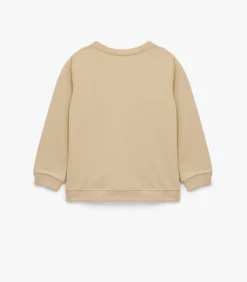 Beige Baby Sweatshirt Lange Mouwen Dino Print Kinderen Truien & Vesten