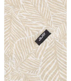 Heren J&JOY heren poloshirt met bladprint