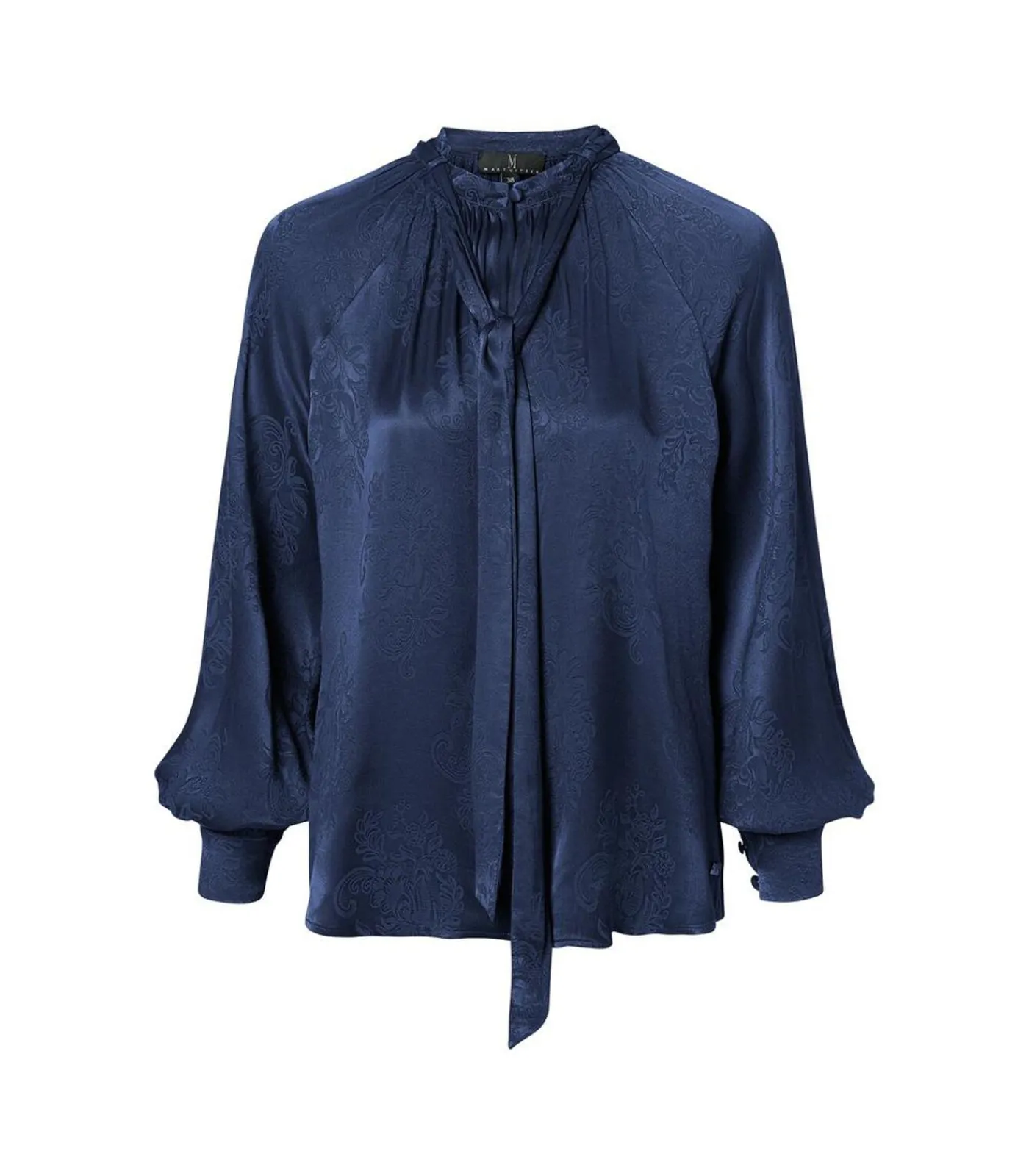 Bension Blouse Navy DAMES Overhemden & Blouses