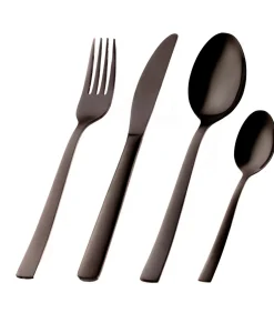 Sareva Bestekset - 24-delig / 6 personen - Zwart