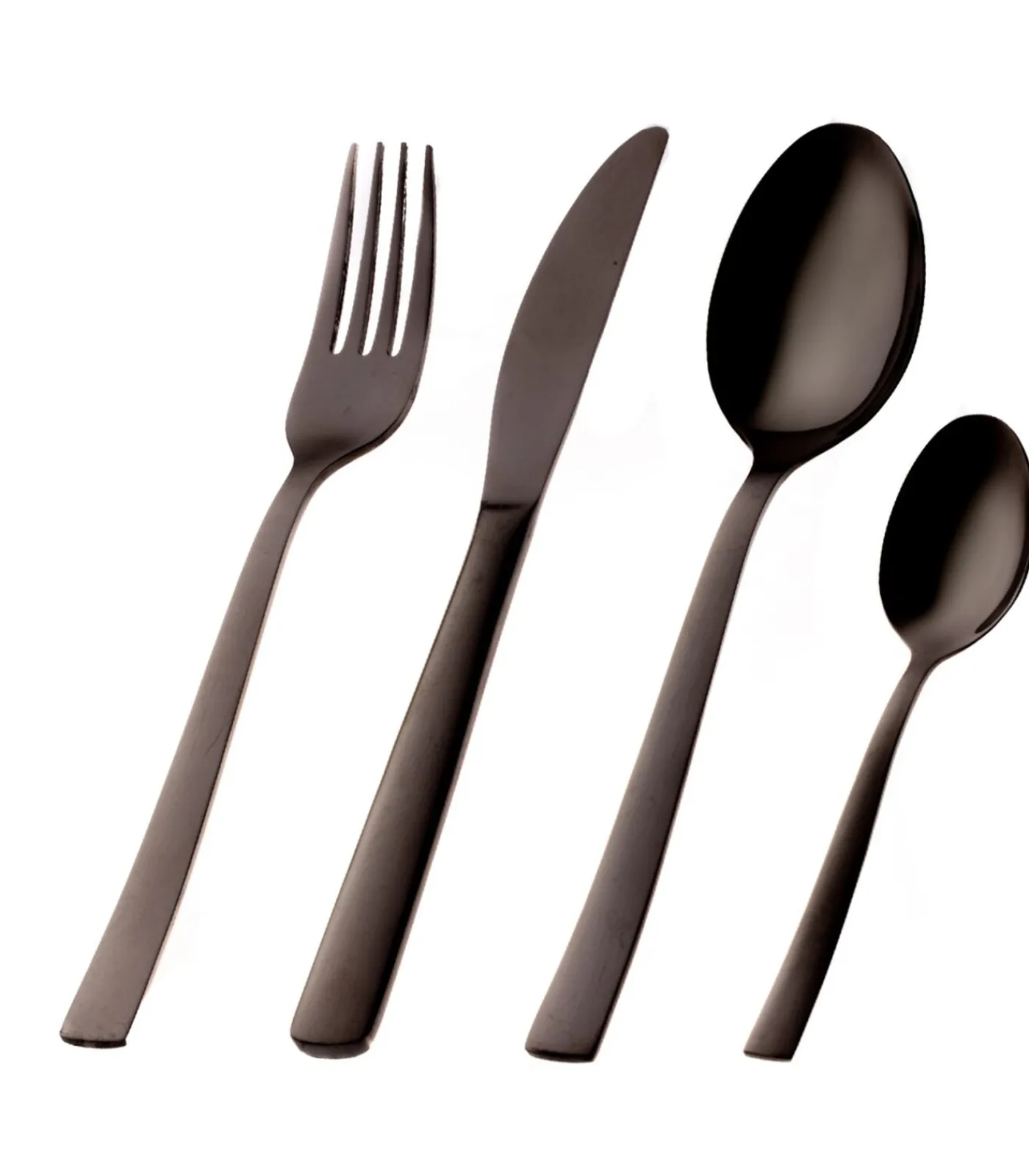 Sareva Bestekset - 24-delig / 6 personen - Zwart