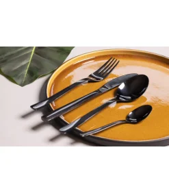 Sareva Bestekset - 24-delig / 6 personen - Zwart