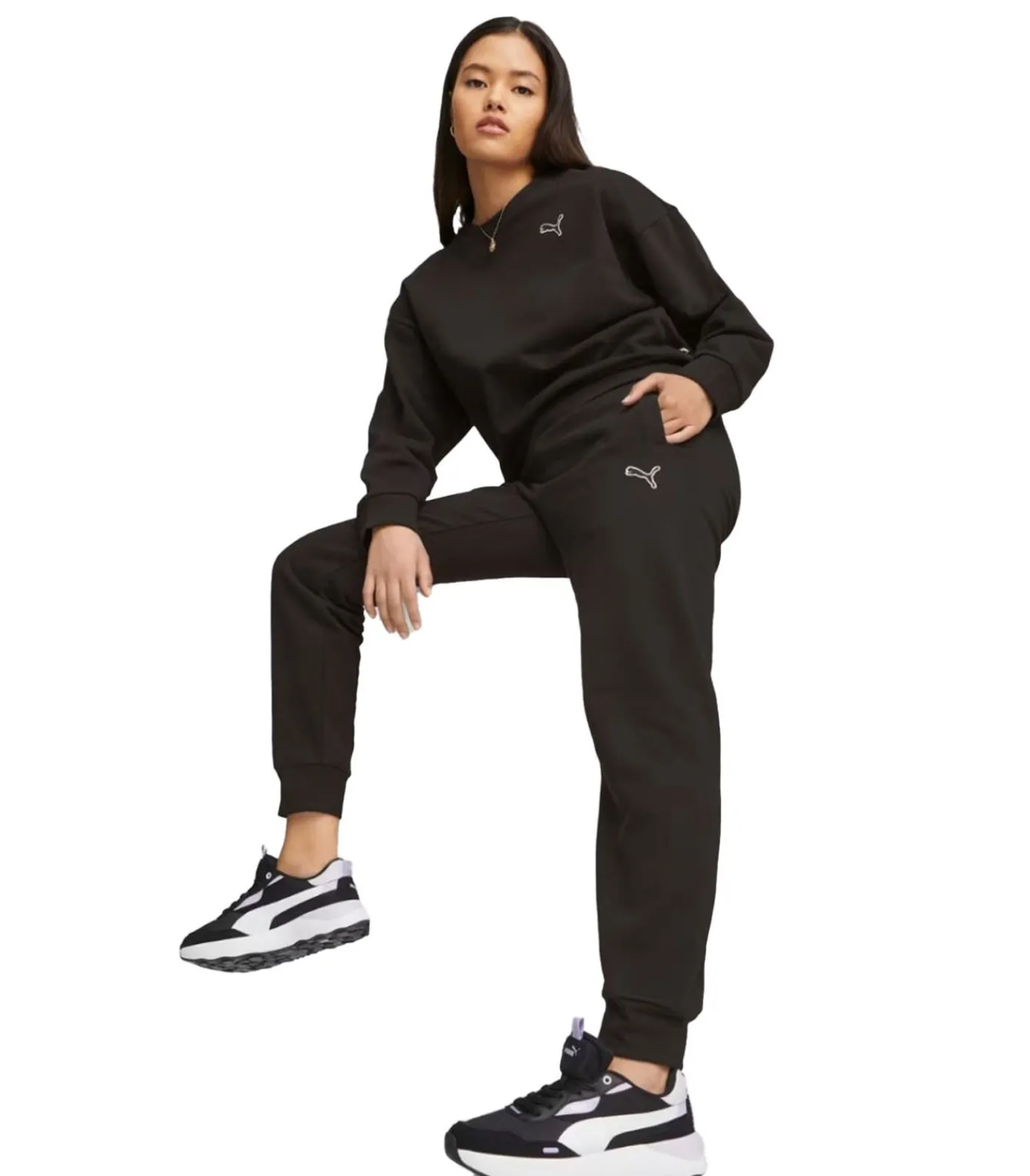 Outlet BETTER ESSENTIALS - Joggingbroek - Zwart DAMES Sportkledij
