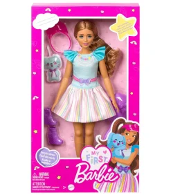 Barbie pop Teresa - Mijn Eerste Barbie - Regenboog - Modepop Kinderen Speelgoed
