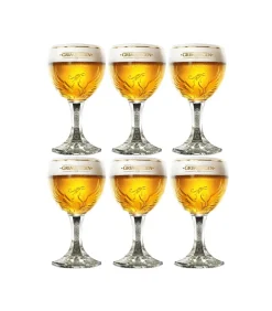Grimbergen Bierglazen op Voet - 330 ml - 6 stuks