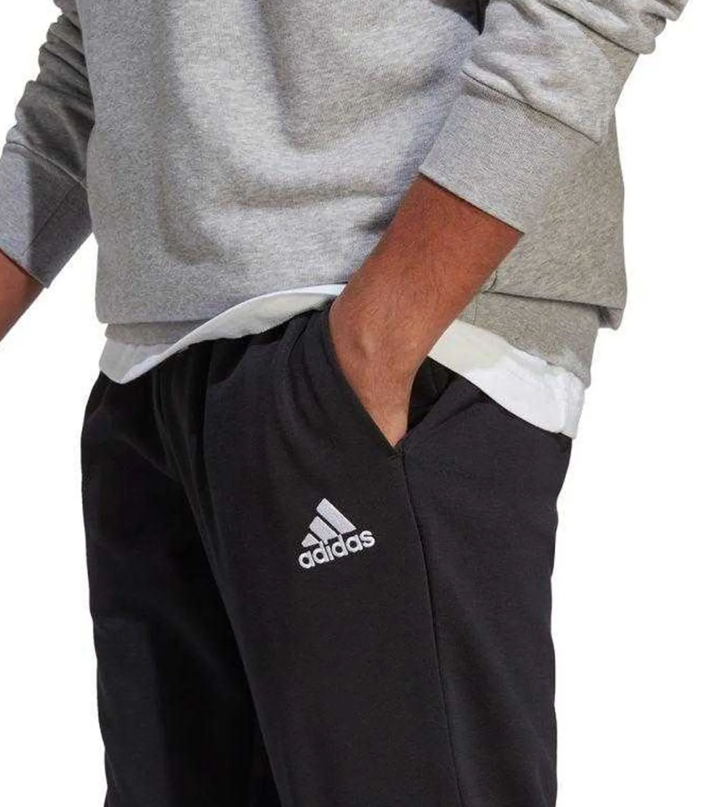 Heren Adidas BIG LOGO - Trainingspak - Zwart