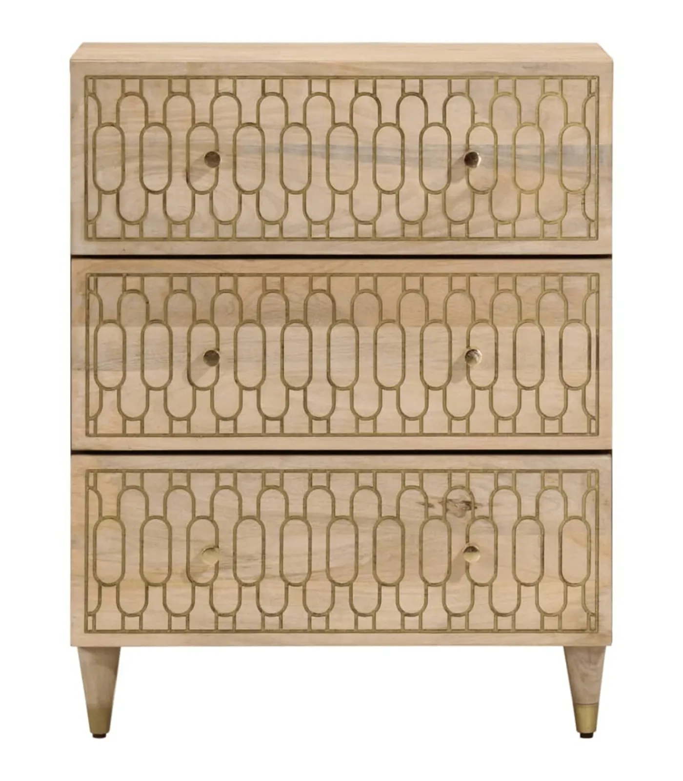 Best Bijzetkast 60x33x75 cm massief mangohout Meubels