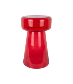 Leitmotiv Bijzettafel Corcho - Rood - 30x30x50cm