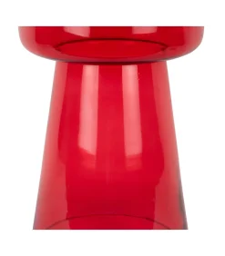 Leitmotiv Bijzettafel Corcho - Rood - 30x30x50cm