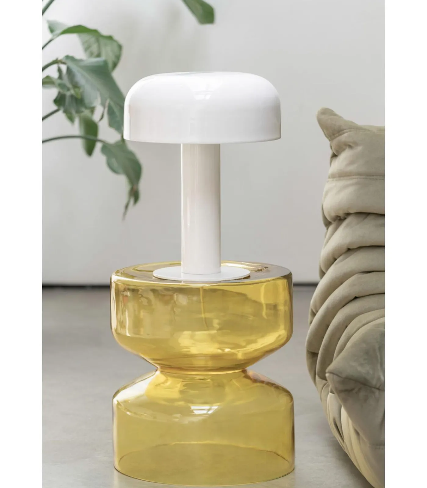 Hot Bijzettafel Doble - Geel - 35x35x41cm Tafels