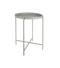 Outlet Bijzettafel Meseta - Grijs - 40x40x49cm Tafels